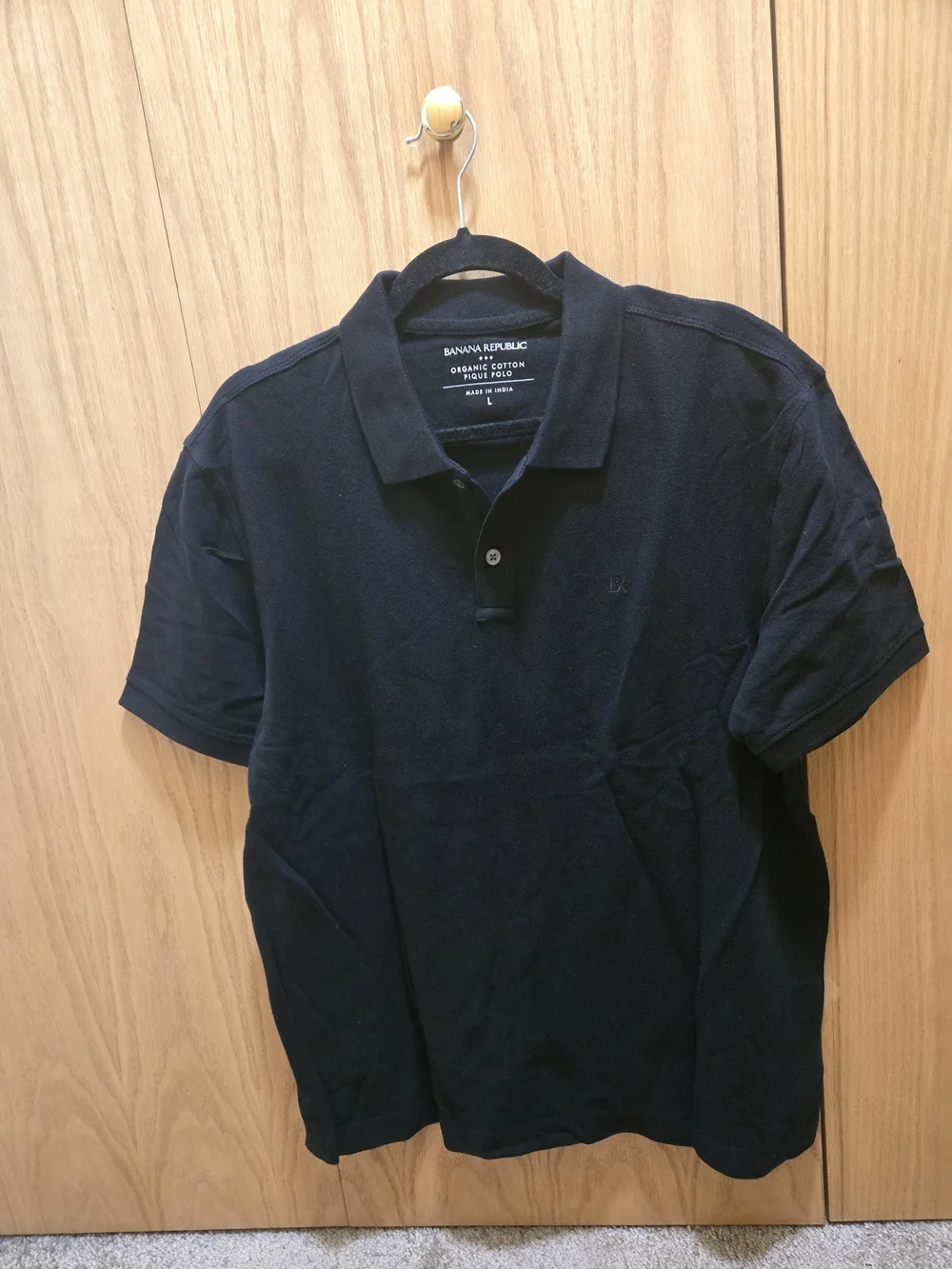 Banana Republic Men's Black Polo Shirt